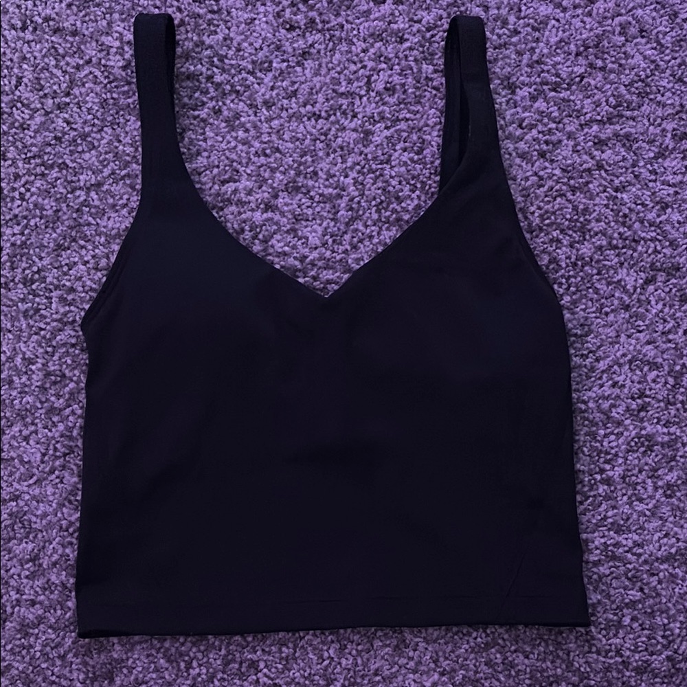 Black Align Tank Top